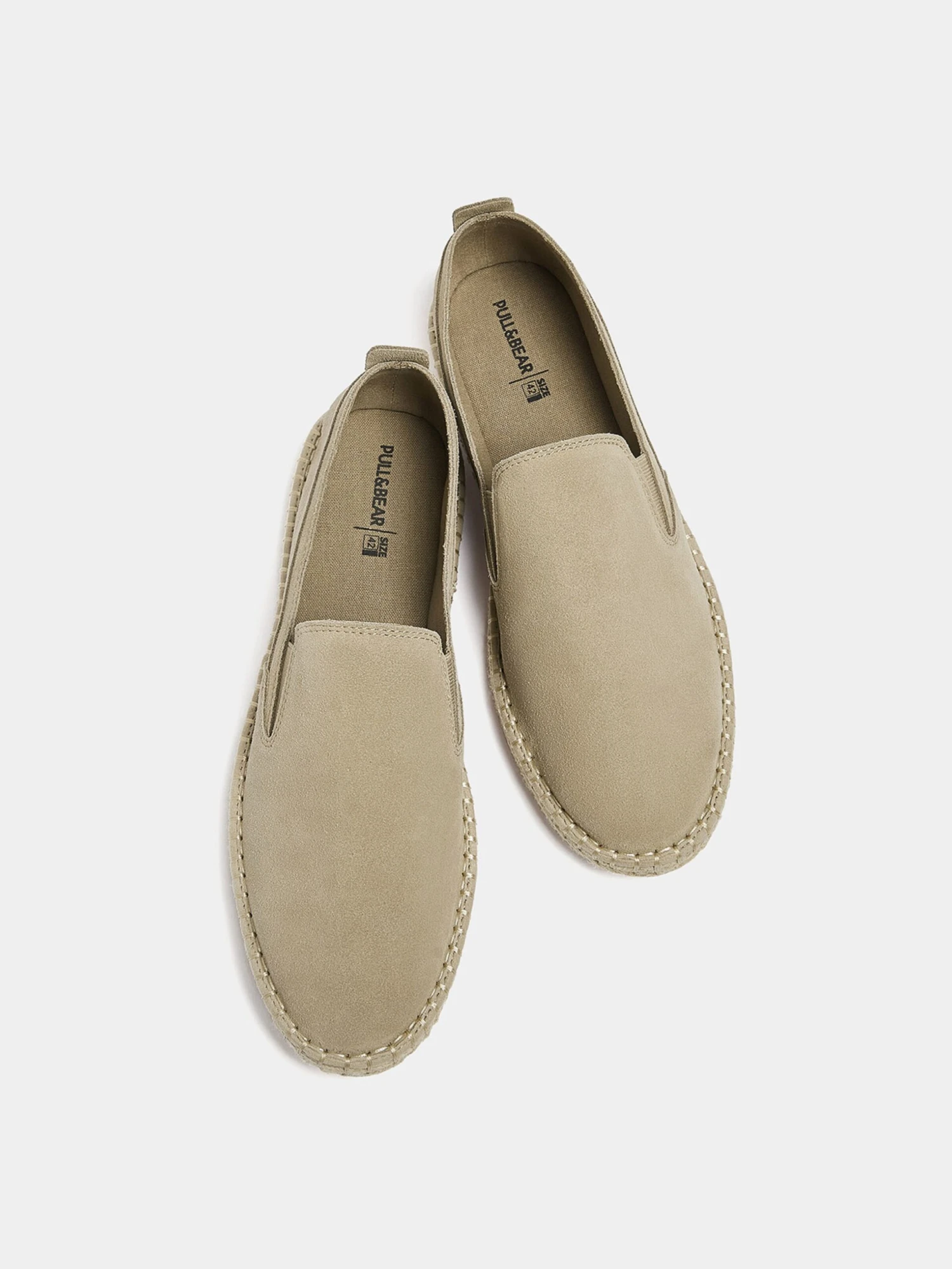 PULL & BEAR Lage Schoenen Espadrilles Heren Taupe 6 PULL & BEAR Lage Schoenen Espadrilles Heren Taupe - Afbeelding 4