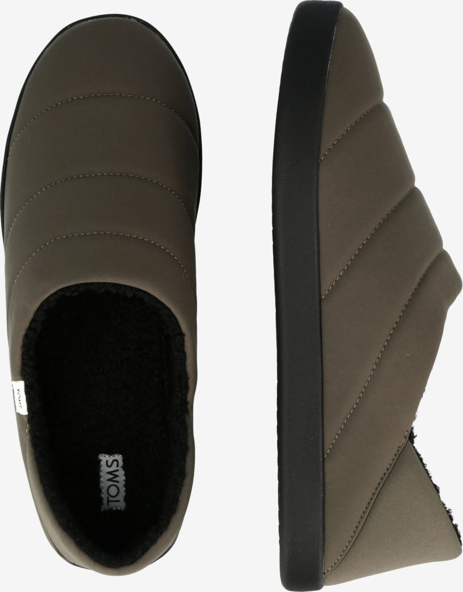 Toms Pantoffels Huisschoen Ezra Heren Kaki 4 Toms Pantoffels Huisschoen Ezra Heren Kaki - Afbeelding 2