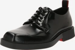 Hugo Casual Veterschoenen Veterschoen Iker Heren Zwart