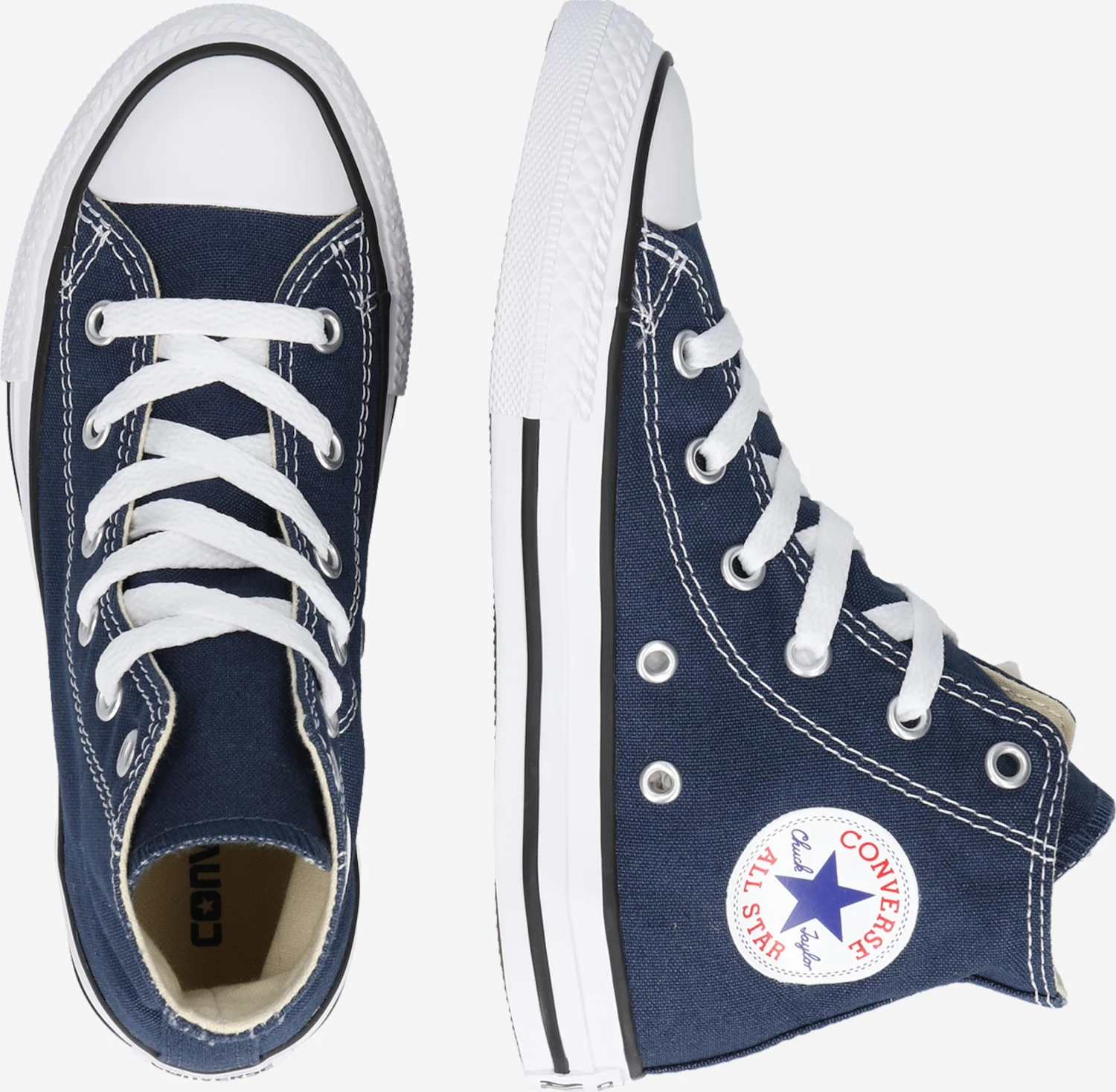 Converse Schoenen Sneakers All Star Kinderen Donkerblauw 4 Converse Schoenen Sneakers All Star Kinderen Donkerblauw - Afbeelding 2