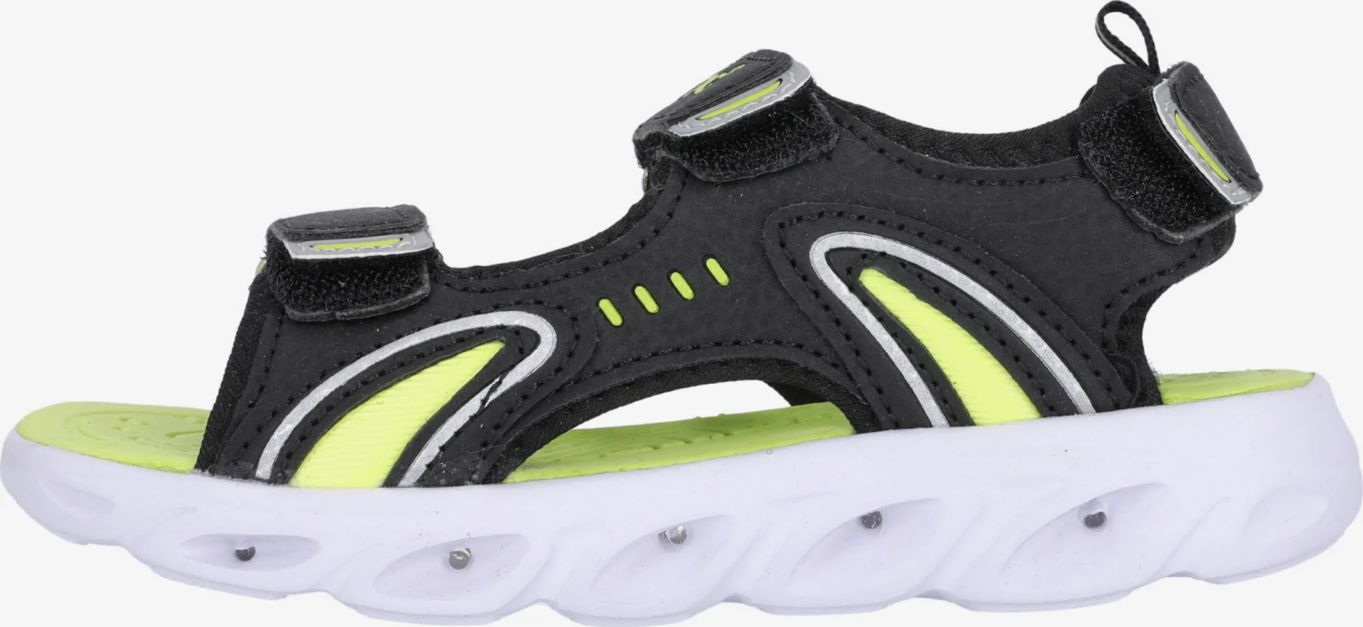 ZigZag Sandalen Open Schoenen Westlic Kinderen Zwart 4 ZigZag Sandalen Open Schoenen Westlic Kinderen Zwart - Afbeelding 2