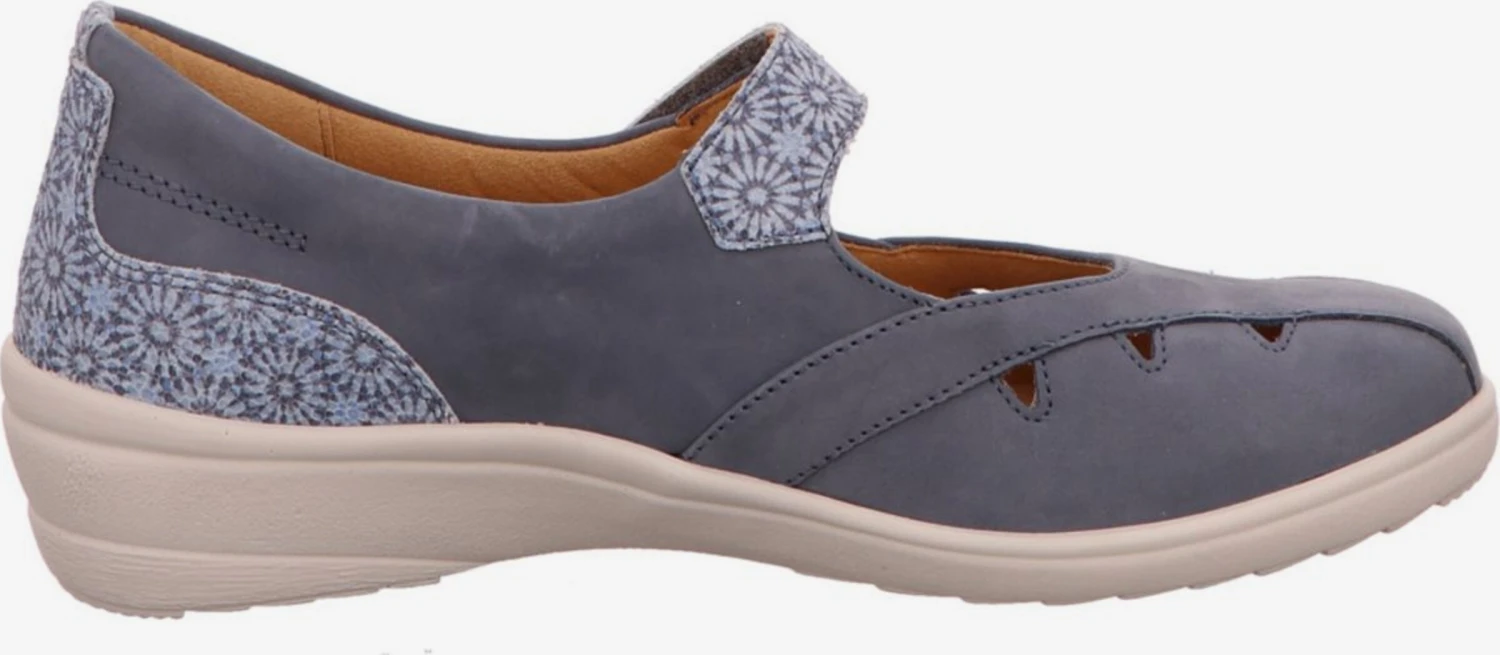 Ganter Ballerinas Met Bandjes Ballerina Met Riempjes Dames Smoky Blue / Duifblauw 6 Ganter Ballerinas Met Bandjes Ballerina Met Riempjes Dames Smoky Blue / Duifblauw - Afbeelding 4