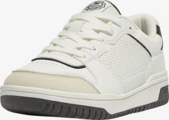PULL & BEAR Casual Sneakers Sneakers Laag Heren Zwart / Wit