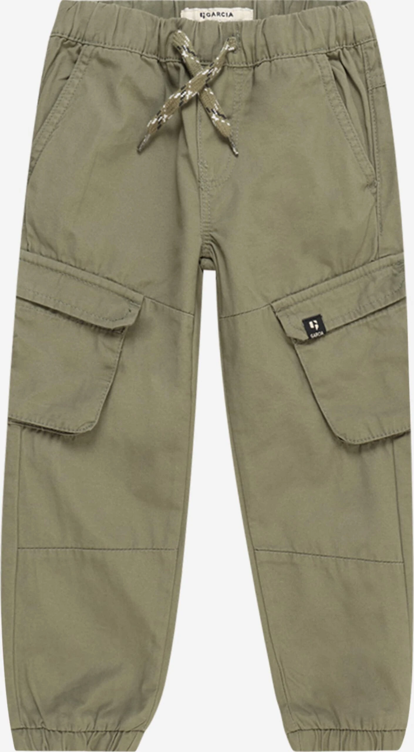 Garcia Pantalons Loosefit Broek Kinderen Olijfgroen 3 Garcia Pantalons Loosefit Broek Kinderen Olijfgroen