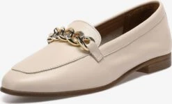 Inuovo Loafers Instappers Dames Lichtbeige