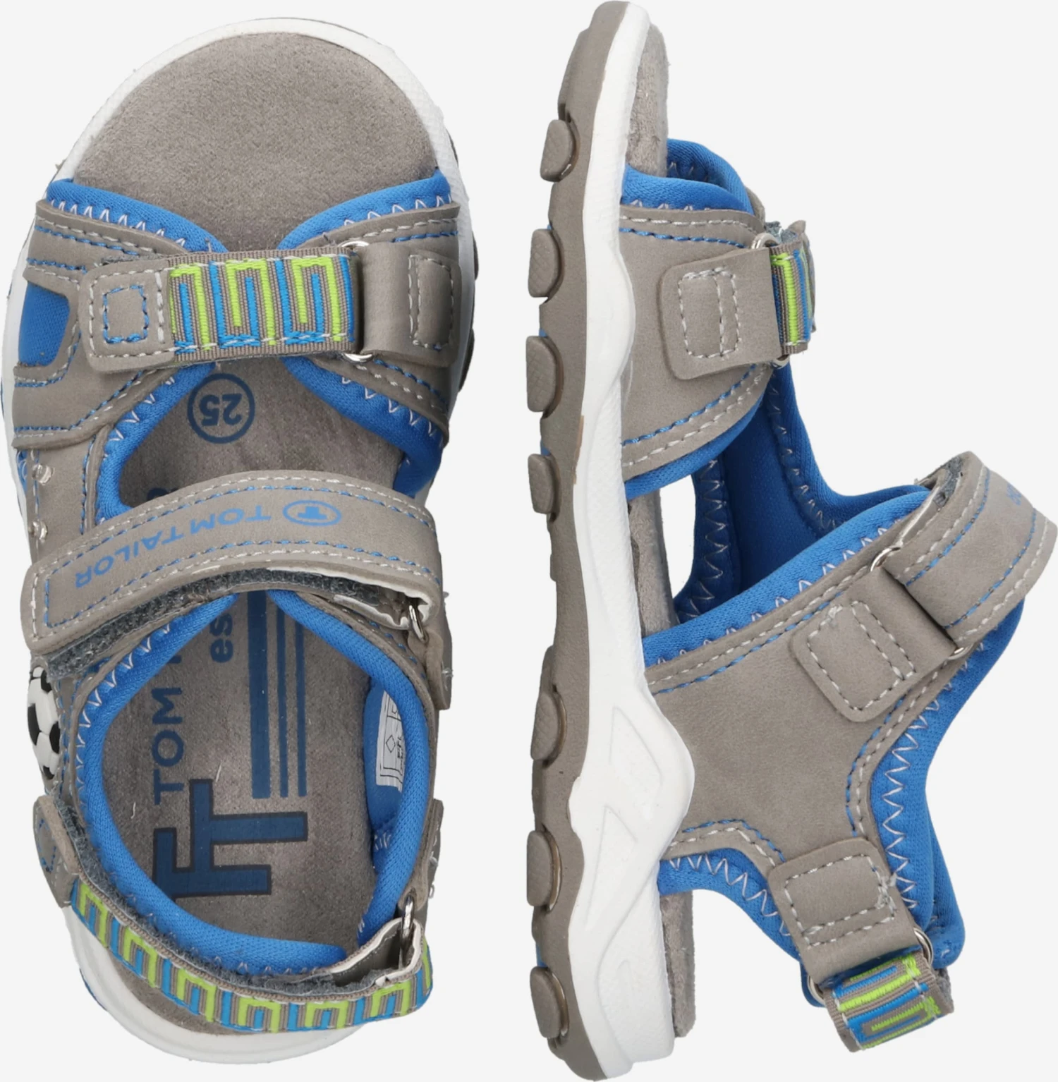 Tom Tailor Sandalen Open Schoenen Kinderen Blauw / Grijs 4 Tom Tailor Sandalen Open Schoenen Kinderen Blauw / Grijs - Afbeelding 2