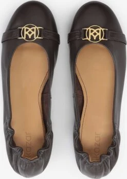 Kazar Klassieke Ballerinas Ballerina Dames Donkerbruin -Hummel Winkel 2f584af3ab917c6ecfb8c402838a8a91