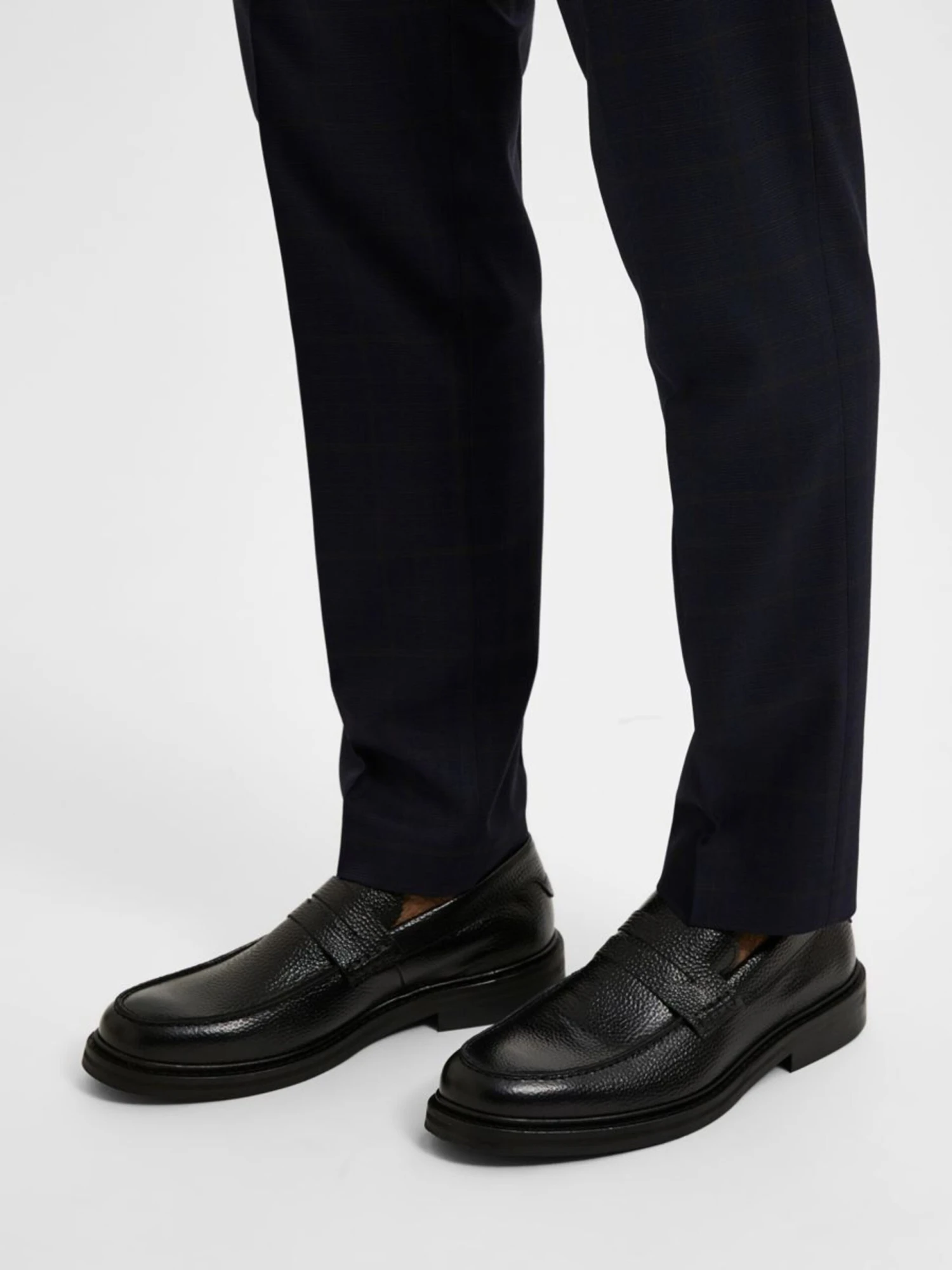 Selected Homme Lage Schoenen Instappers Penny Heren Zwart 7 Selected Homme Lage Schoenen Instappers Penny Heren Zwart - Afbeelding 5