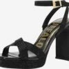 Buffalo Sandalen Met Hak Sandalen Met Riem CHERRY SPARK Dames Zwart