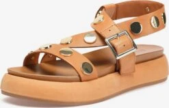 Inuovo Plateau Sandalen Sandaal Dames Lichtbruin