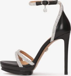 Kazar Sandalen Met Hak Sandalen Met Riem Dames Zwart