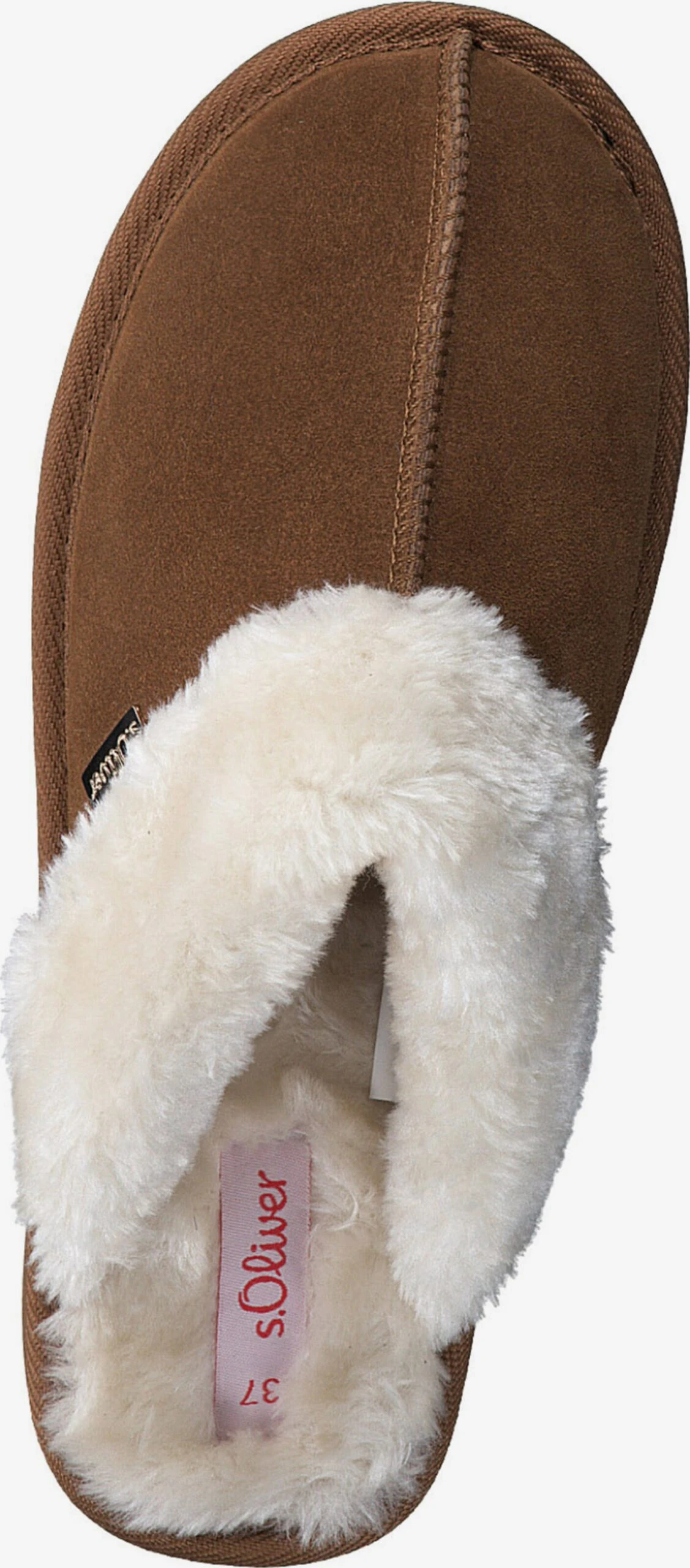 S.Oliver Pantoffels Huisschoenen Dames Donkerbruin 6 S.Oliver Pantoffels Huisschoenen Dames Donkerbruin - Afbeelding 4