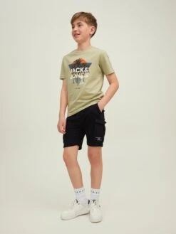 Jack & Jones Junior Shorts Regular Broek Kinderen Zwart -Hummel Winkel 37a5ba9b04a714bc2c52525915b0c452