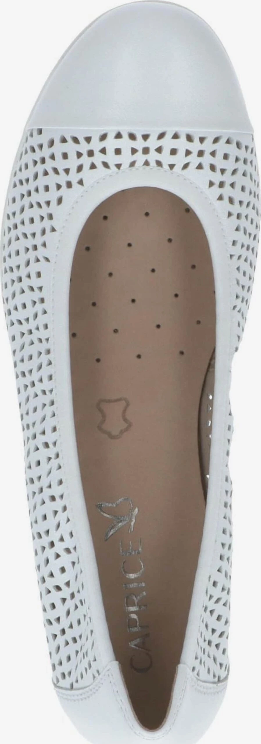 Caprice Klassieke Ballerinas Ballerina Dames Offwhite 4 Caprice Klassieke Ballerinas Ballerina Dames Offwhite - Afbeelding 2