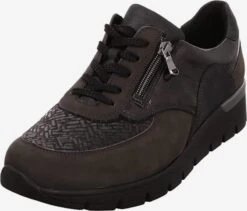 WALDLÄUFER Veterschoenen Sportieve Veterschoen Dames Antraciet / Donkergrijs