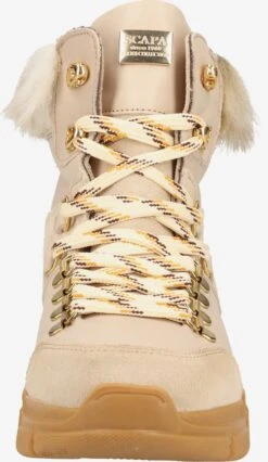 Scapa Enkellaarsjes Veterlaarsjes Dames Beige -Hummel Winkel 3b20daf9279267c9281bcec1484c66d3