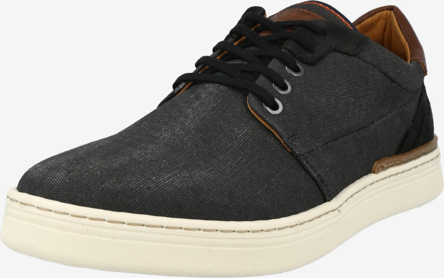 Bullboxer Casual Veterschoenen Veterschoen Heren Zwart 3 Bullboxer Casual Veterschoenen Veterschoen Heren Zwart
