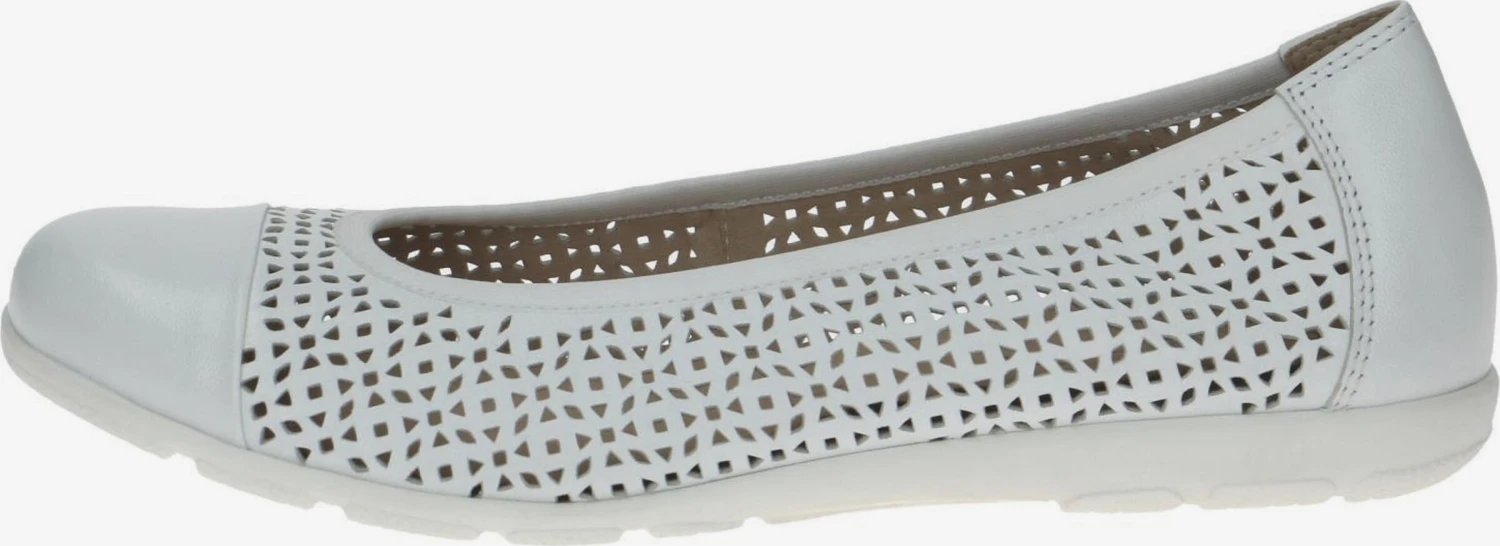 Caprice Klassieke Ballerinas Ballerina Dames Offwhite 6 Caprice Klassieke Ballerinas Ballerina Dames Offwhite - Afbeelding 4