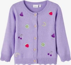 NAME IT Vesten Gebreid Vest Delana Kinderen Lichtlila