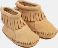 Minnetonka Stapschoentjes Wandelschoen Back Flap Kinderen Lichtbruin -Hummel Winkel 3e334c0515a7d159f9db2c26f5ec9aa7
