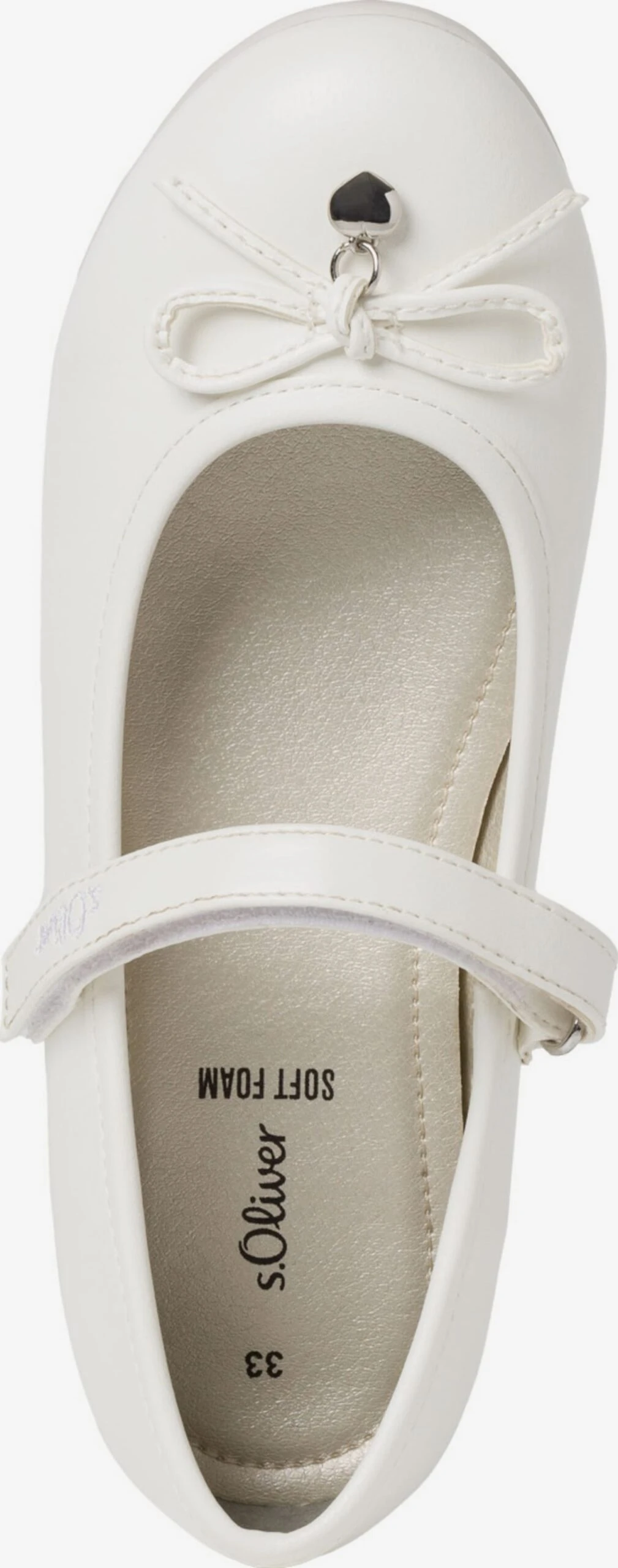 S.Oliver Schoenen Ballerinas Kinderen Natuurwit 4 S.Oliver Schoenen Ballerinas Kinderen Natuurwit - Afbeelding 2