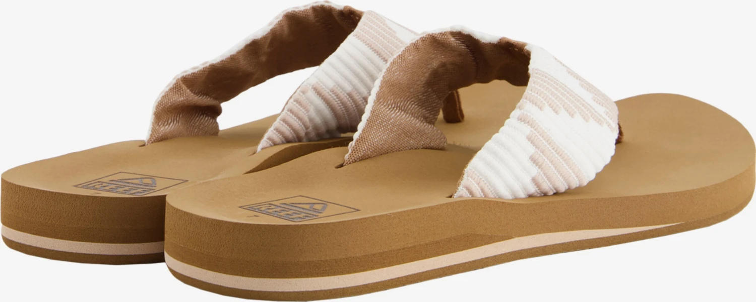 Reef Badslippers Strand-/badschoen Spring Woven Dames Ecru / Sand 6 Reef Badslippers Strand-/badschoen Spring Woven Dames Ecru / Sand - Afbeelding 4