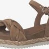 Tamaris Sandalen Met Bandjes Sandalen Met Riem Dames Bruin