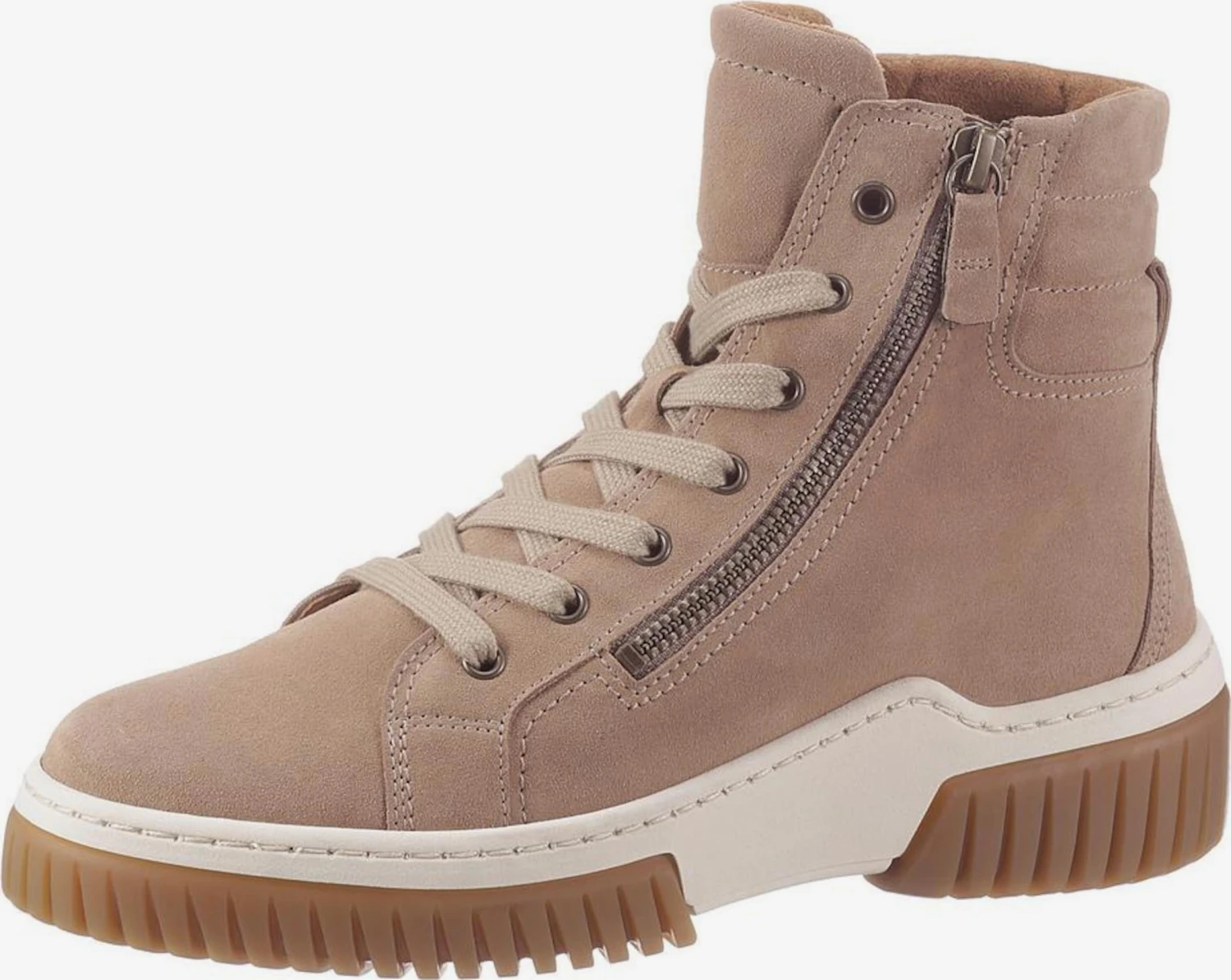 Gabor Enkellaarsjes Veterlaarsjes Dames Camel 3 Gabor Enkellaarsjes Veterlaarsjes Dames Camel