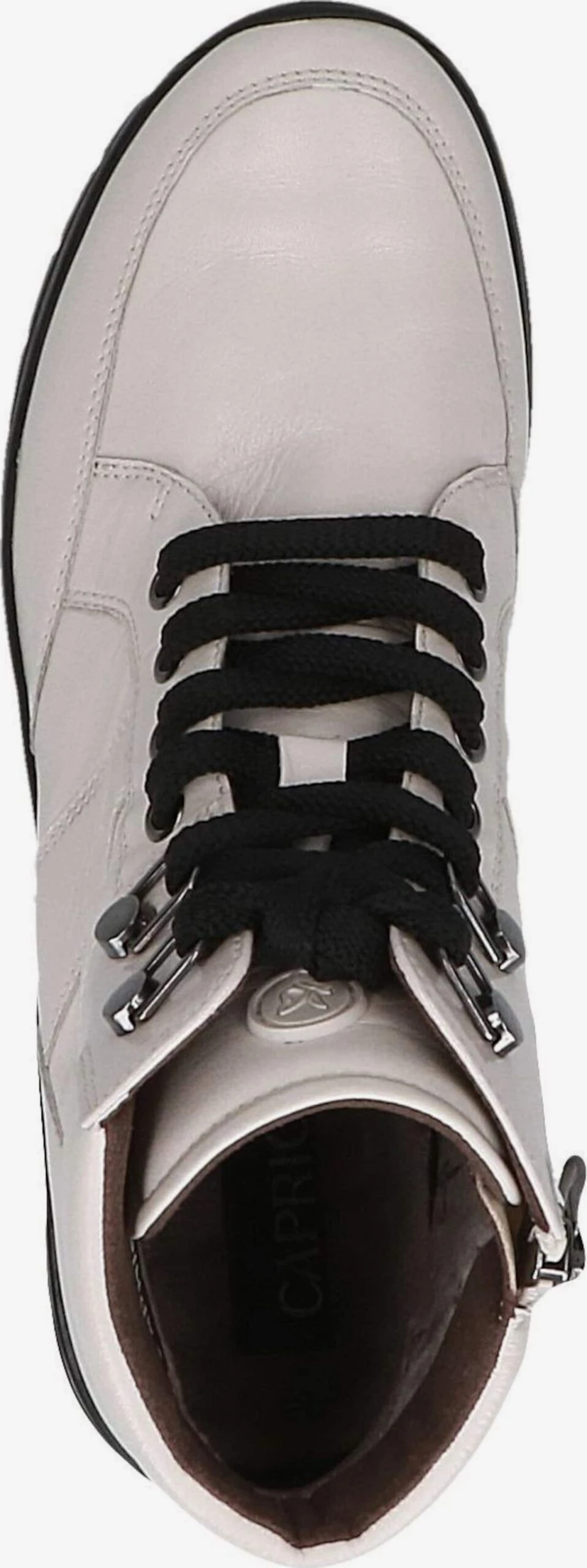 Caprice Enkellaarsjes Veterlaarsjes Dames Wit 4 Caprice Enkellaarsjes Veterlaarsjes Dames Wit - Afbeelding 2