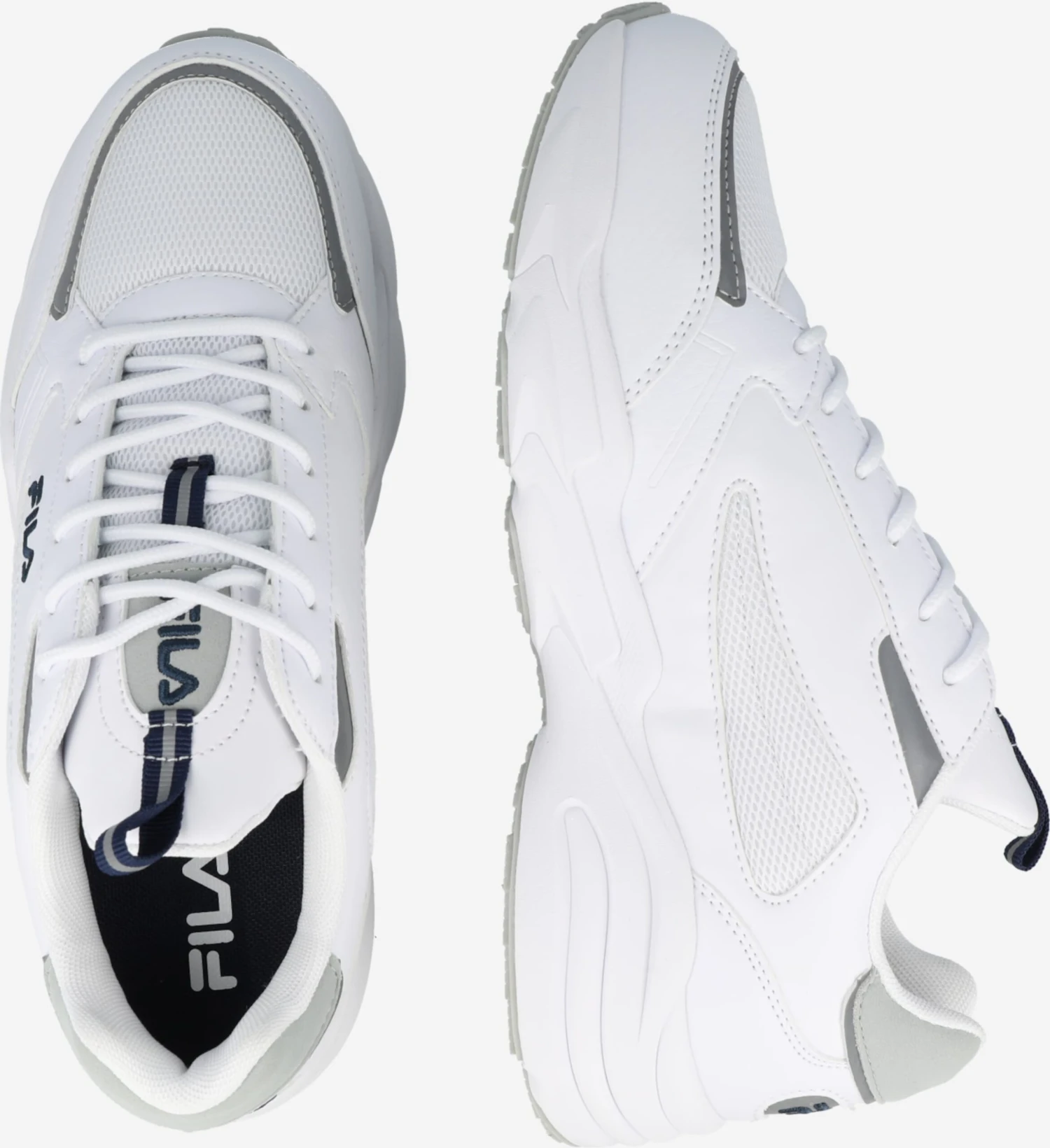 Fila Running Sneakers Sneakers Laag SALUZZO Heren Wit 4 Fila Running Sneakers Sneakers Laag SALUZZO Heren Wit - Afbeelding 2