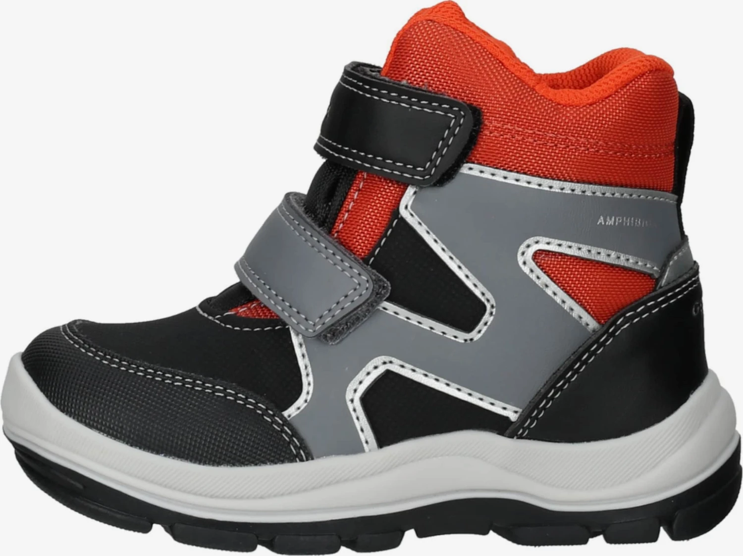 Geox Schoenen Laarzen Kinderen Lichtgrijs / Zwart 4 Geox Schoenen Laarzen Kinderen Lichtgrijs / Zwart - Afbeelding 2