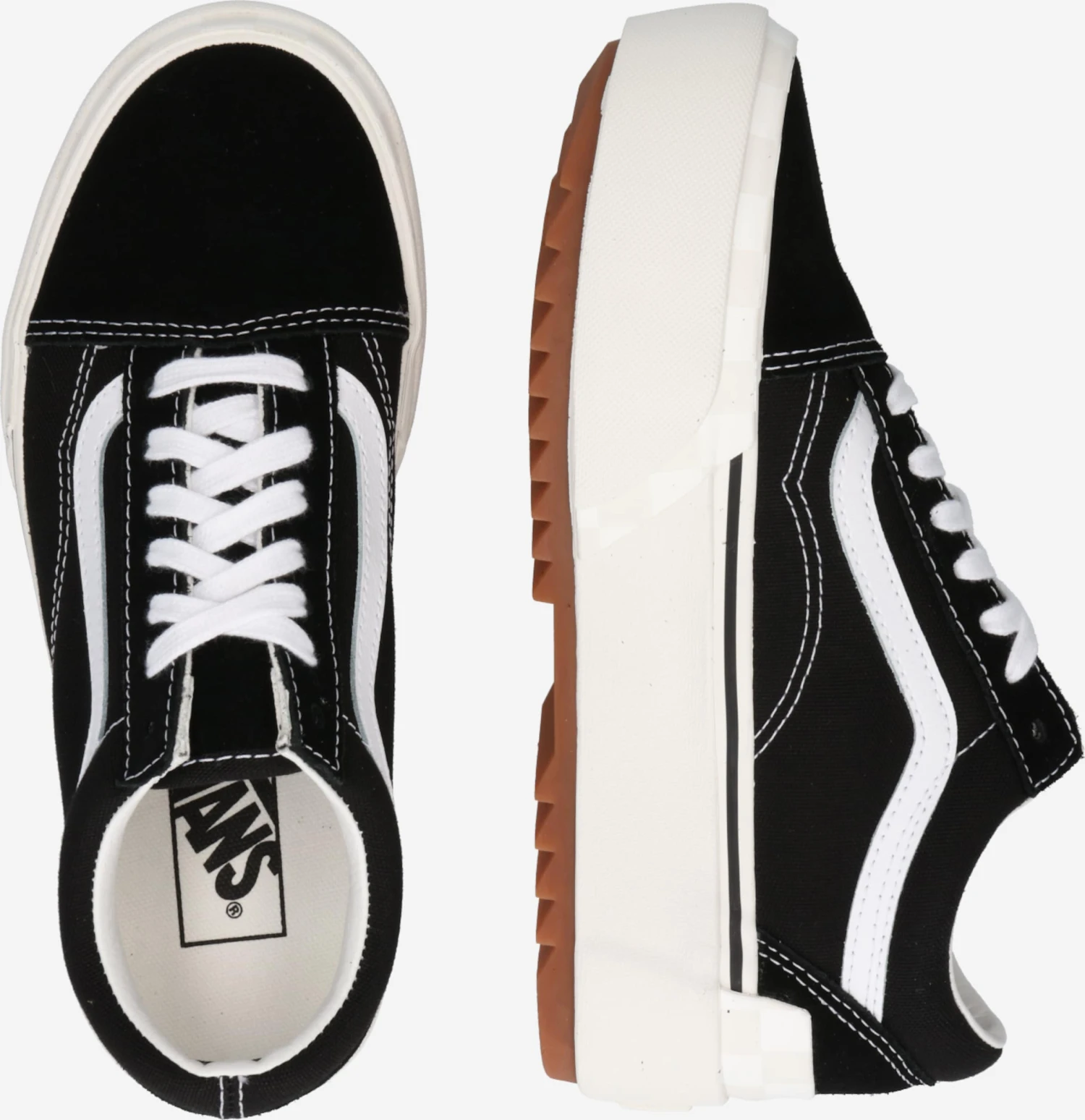 Vans Fashion Sneakers Sneakers Laag Old Skool Dames Zwart 4 Vans Fashion Sneakers Sneakers Laag Old Skool Dames Zwart - Afbeelding 2