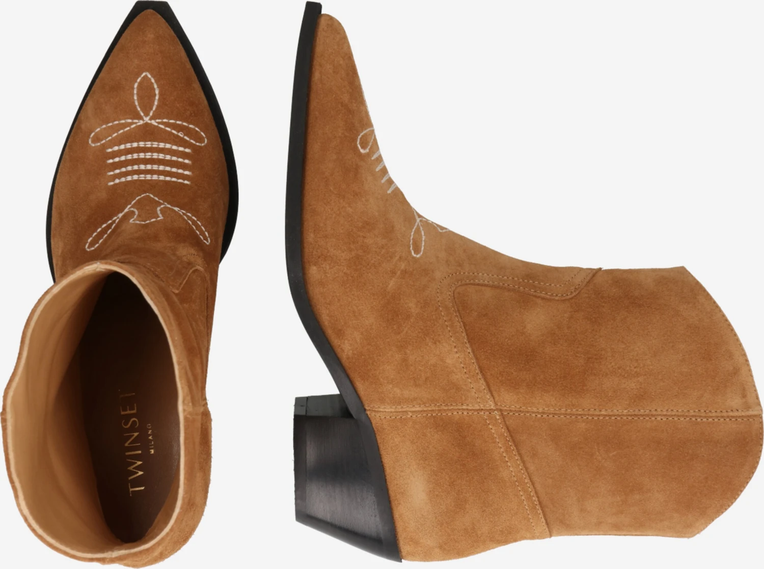 TWINSET Boots Cowboylaarzen STIVALE Dames Bruin 4 TWINSET Boots Cowboylaarzen STIVALE Dames Bruin - Afbeelding 2