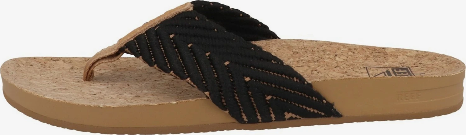 Reef Badslippers Strand-/badschoen Cushion Strand Dames Zwart 4 Reef Badslippers Strand-/badschoen Cushion Strand Dames Zwart - Afbeelding 2