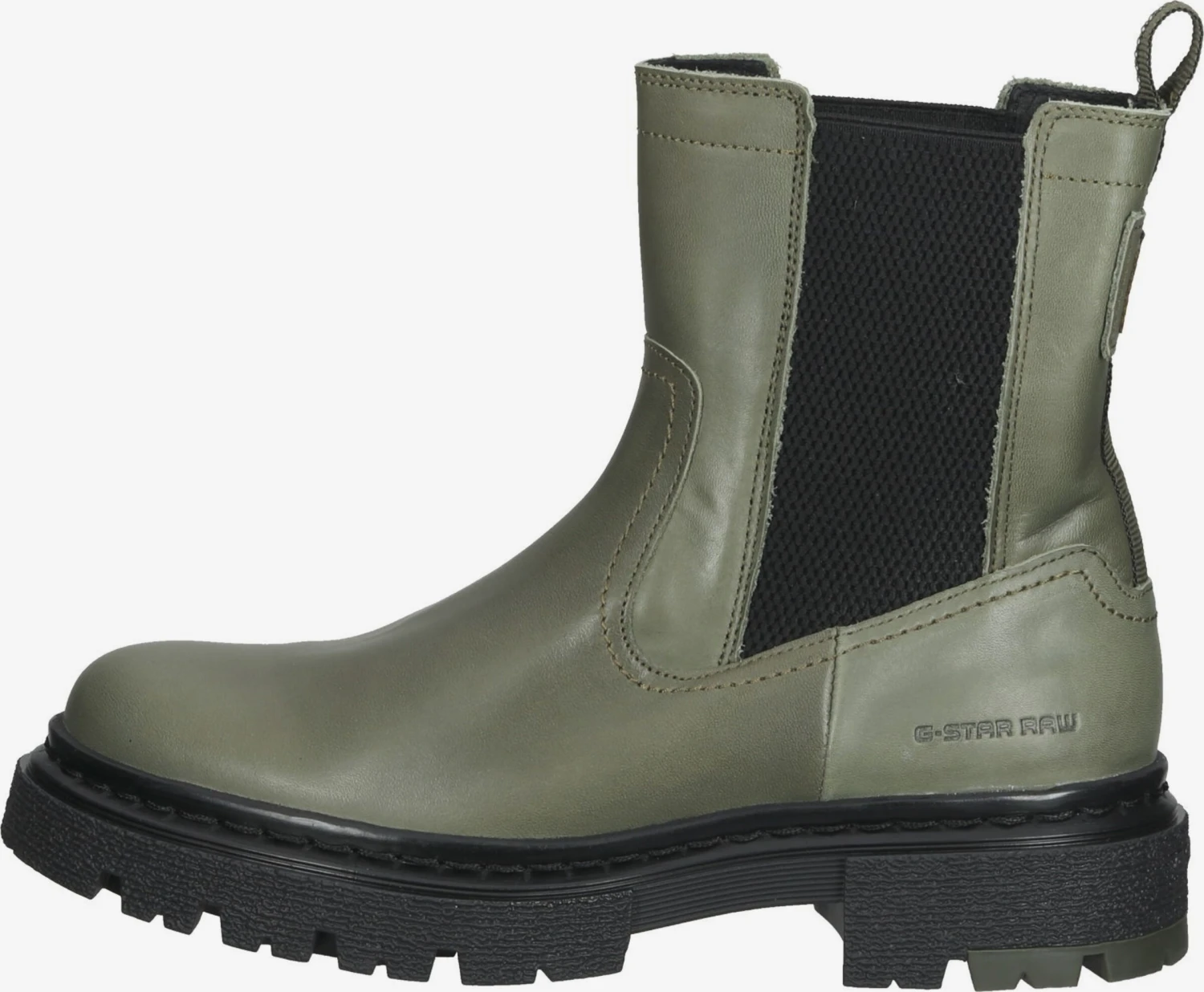 Enkellaarsjes Chelsea Boots Dames Olijfgroen 4 Enkellaarsjes Chelsea Boots Dames Olijfgroen - Afbeelding 2