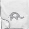 Babytextiel Babydeken Little Elephant Kinderen Wit