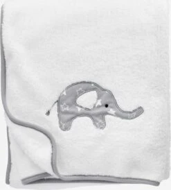 Babytextiel Babydeken Little Elephant Kinderen Wit
