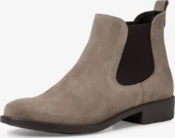 Tamaris Enkellaarsjes Chelsea Boots Dames Taupe
