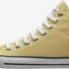 Hoge Sneakers Sneakers Hoog Dames Lichtgeel