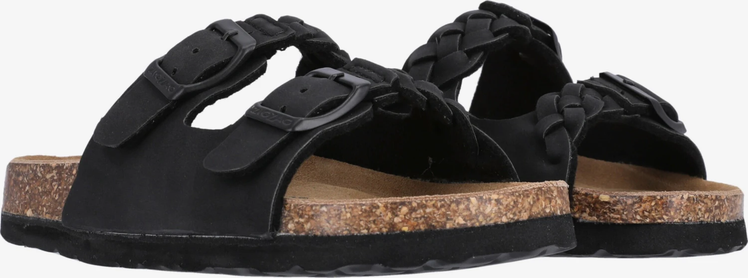 ZigZag Pantoffels Huisschoenen Brinta Kinderen Zwart 6 ZigZag Pantoffels Huisschoenen Brinta Kinderen Zwart - Afbeelding 4