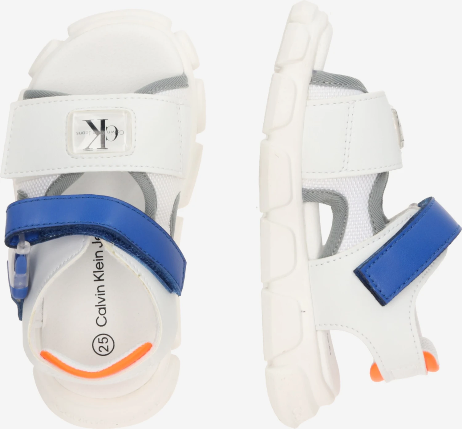 Calvin Klein Jeans Sandalen Open Schoenen Kinderen Wit 4 Calvin Klein Jeans Sandalen Open Schoenen Kinderen Wit - Afbeelding 2