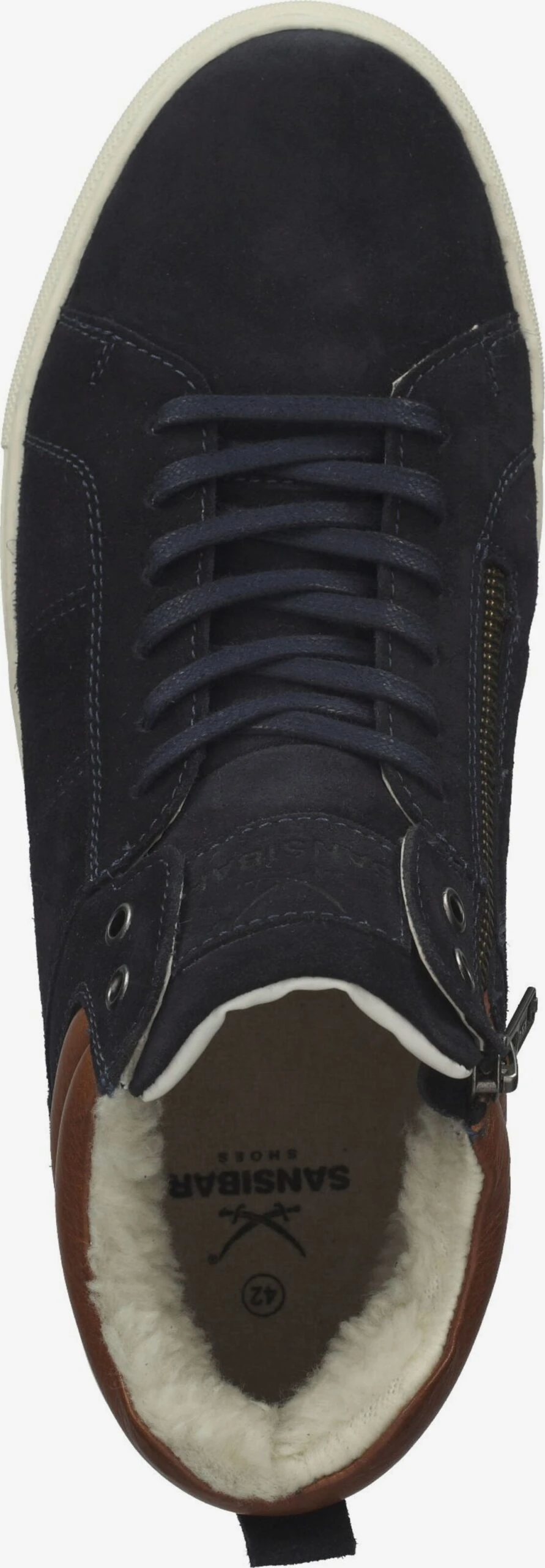 Hoge Sneakers Sneakers Hoog Heren Donkerblauw 7 Hoge Sneakers Sneakers Hoog Heren Donkerblauw - Afbeelding 5