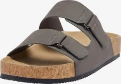 PULL & BEAR Instappers Muiltjes Heren Grijs