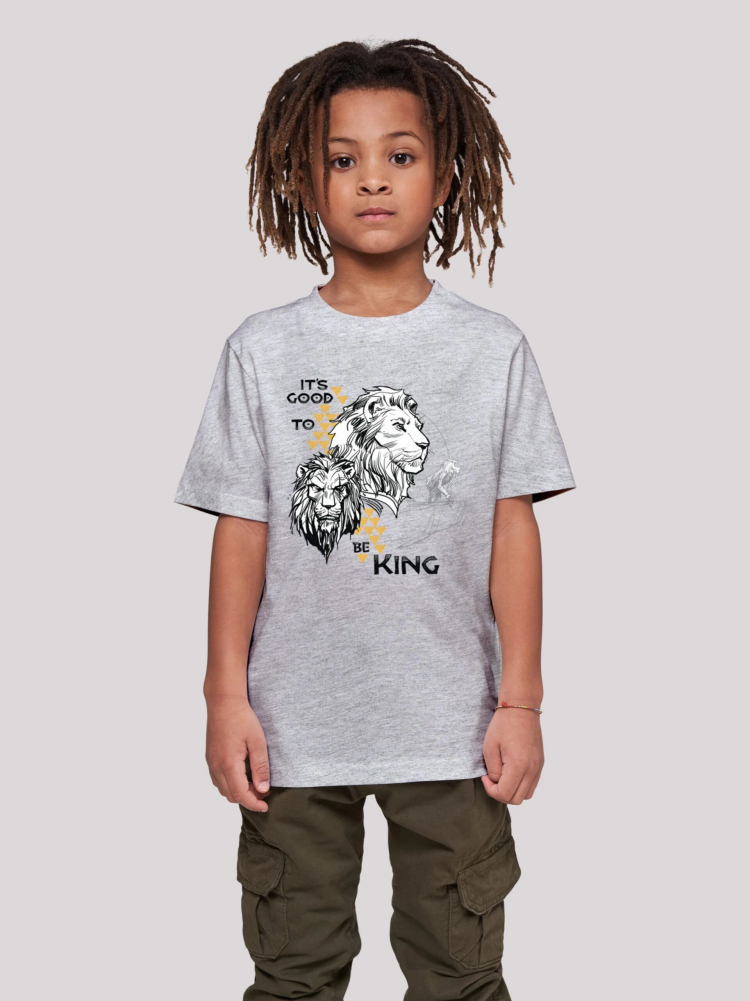 F4NT4STIC T-shirts Shirt Disney König Der Löwen Movie Its Good To Be King Kinderen Grijs 5 F4NT4STIC T-shirts Shirt Disney König Der Löwen Movie Its Good To Be King Kinderen Grijs - Afbeelding 3