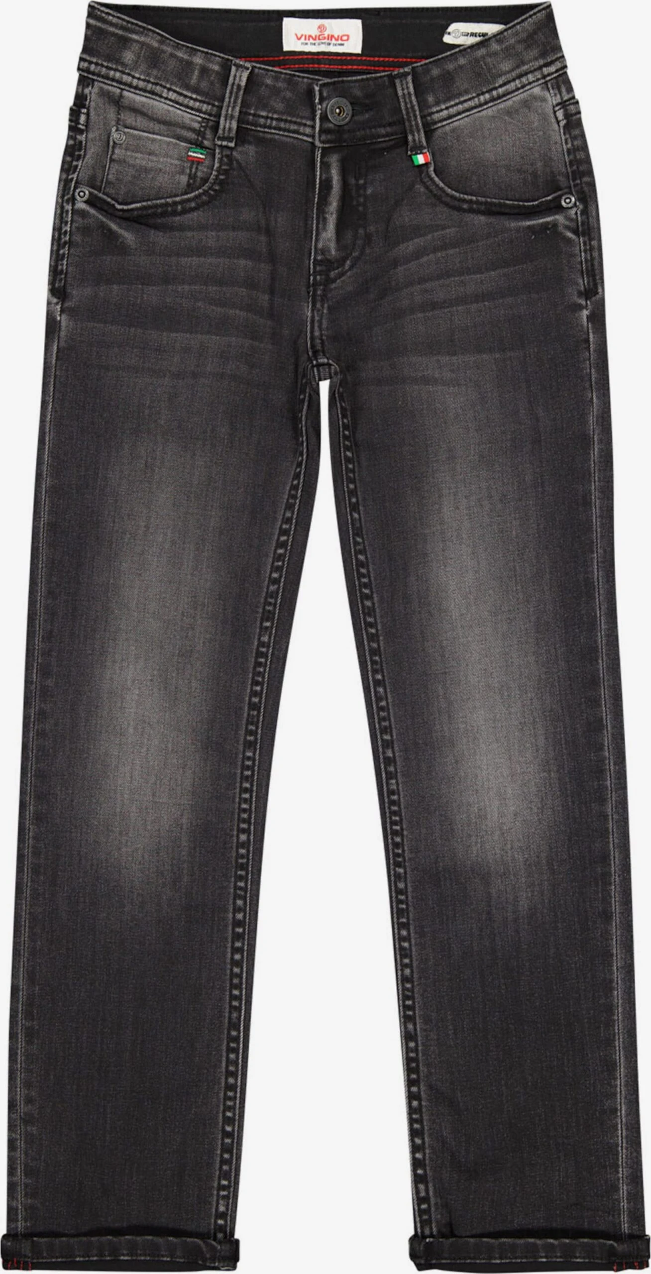Vingino Jeans Regular Jeans BAGGIO Kinderen Zwart 3 Vingino Jeans Regular Jeans BAGGIO Kinderen Zwart