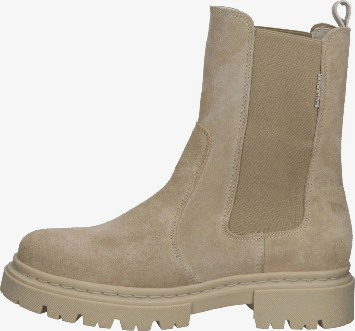 Bullboxer Enkellaarsjes Chelsea Boots Dames Beige 4 Bullboxer Enkellaarsjes Chelsea Boots Dames Beige - Afbeelding 2