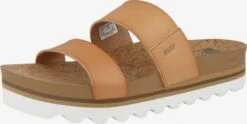 Reef Badslippers Strand-/badschoen Cushion Dames Karamel