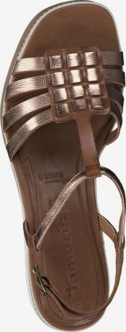 Tamaris Sandalen Met Hak Sandalen Met Riem Dames Rose-goud -Hummel Winkel 4f4ab299ebafe4121b6673af1ce60483