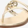 MICHAEL Michael Kors Slippers Teenslipper HAMPTON Dames Goud