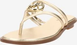 MICHAEL Michael Kors Slippers Teenslipper HAMPTON Dames Goud